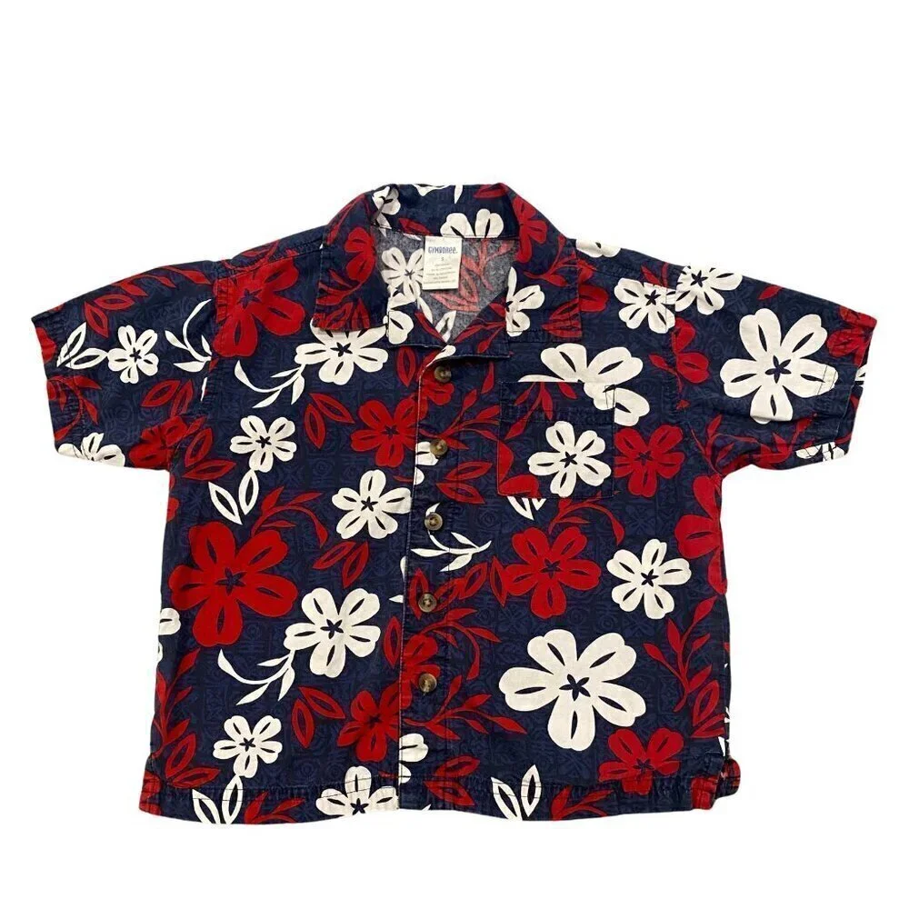 Gymboree Toddler Boy's Hawaiian Shirt - Size 3 - Excellent!